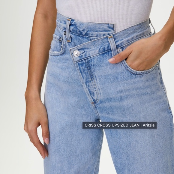 *SOLD* AGOLDE 👖 | Criss Cross Upsized Jeans - Picture 3 of 11